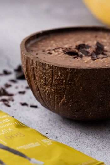 Porridge proteico, cioccolato e banana, 60 g