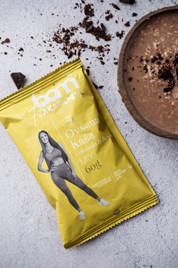 Porridge proteico, cioccolato e banana, 60 g