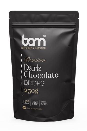 gocce di cioccolato fondente 250 g
