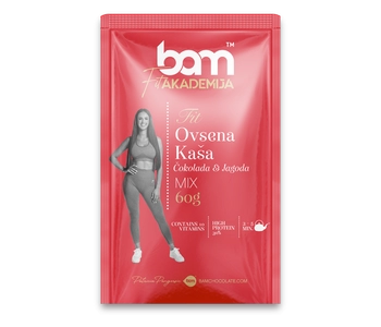 Porridge proteico, cioccolato e fragola, 60 g