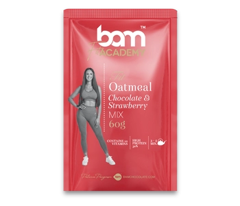 Porridge proteico, cioccolato e fragola, 60 g