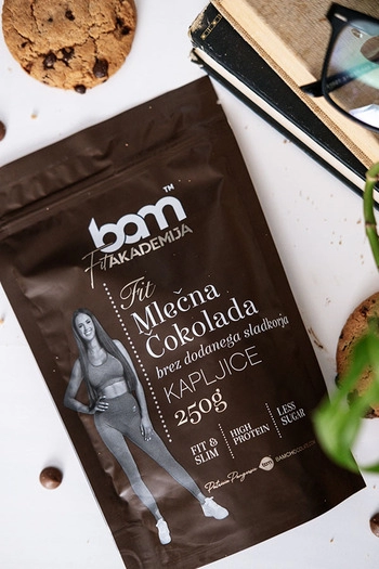 Gocce di cioccolato al latte, senza zuccheri aggiunti, 250 g