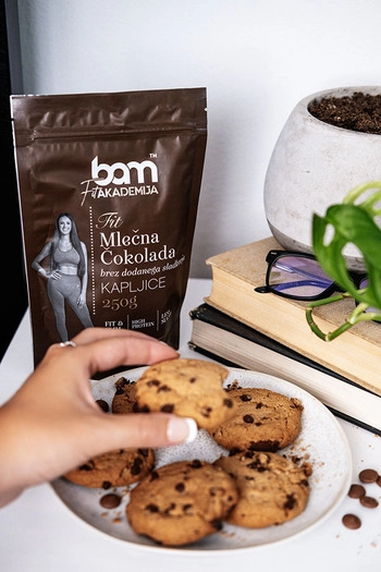 Gocce di cioccolato al latte, senza zuccheri aggiunti, 250 g