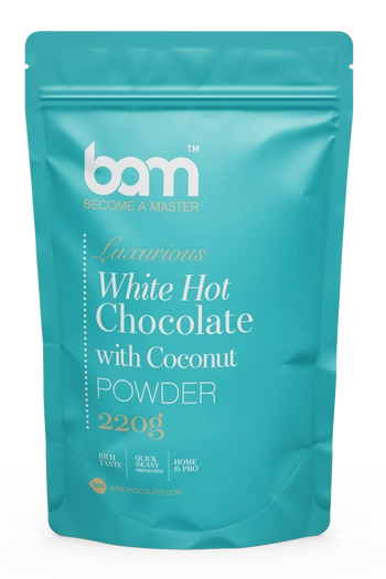 Cioccolata calda bianca al cocco, 220 g