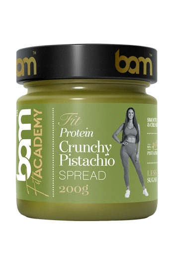 Crema proteica croccante al pistacchio con dolcificante