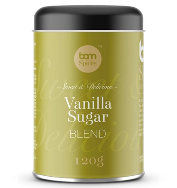 Zucchero vanigliato con vera vaniglia, 120 g