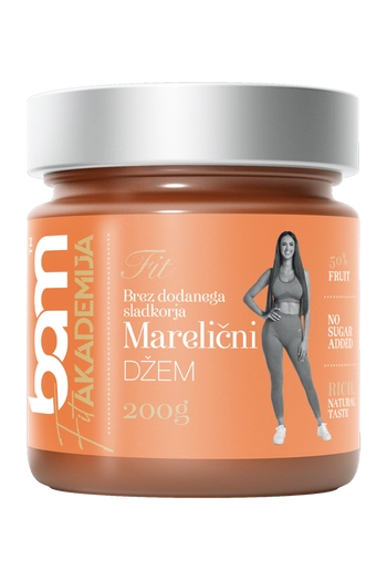 Marmellata di albicocche, senza zuccheri aggiunti, 200 g