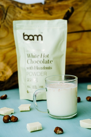Cioccolata bianca calda alla nocciola, 220 g