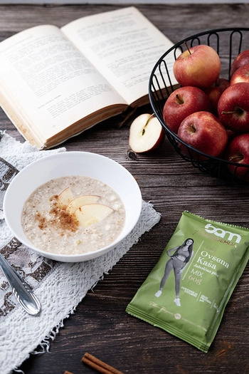 Porridge proteico, Torta di mele, 60 g