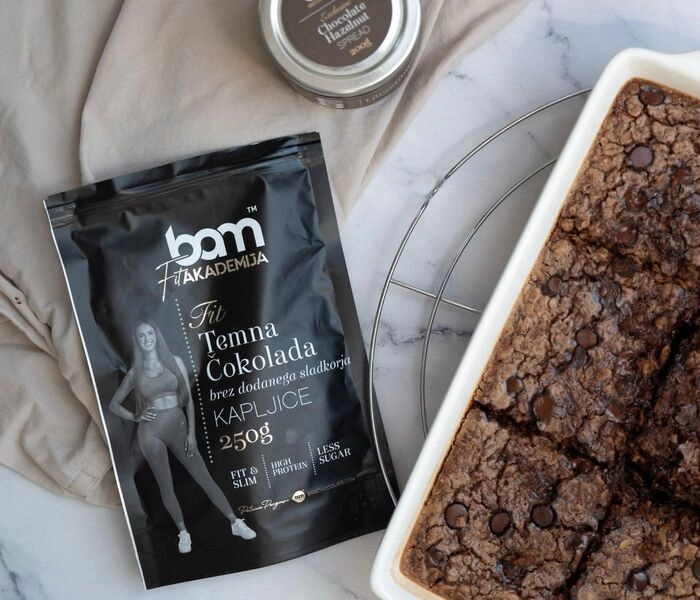 farina davena al forno con brownie
