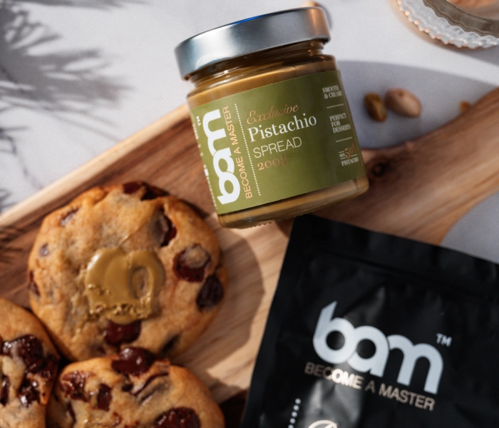 biscotti con crema al pistacchio bam