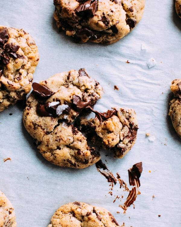 biscotti al doppio cioccolato americano