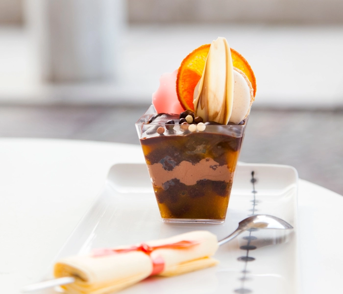 torta sacher in barattolo