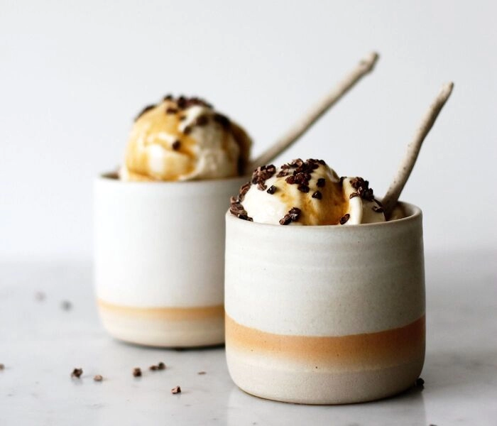 affogato al caramello