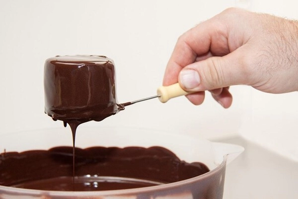 copertura dolce al cioccolato