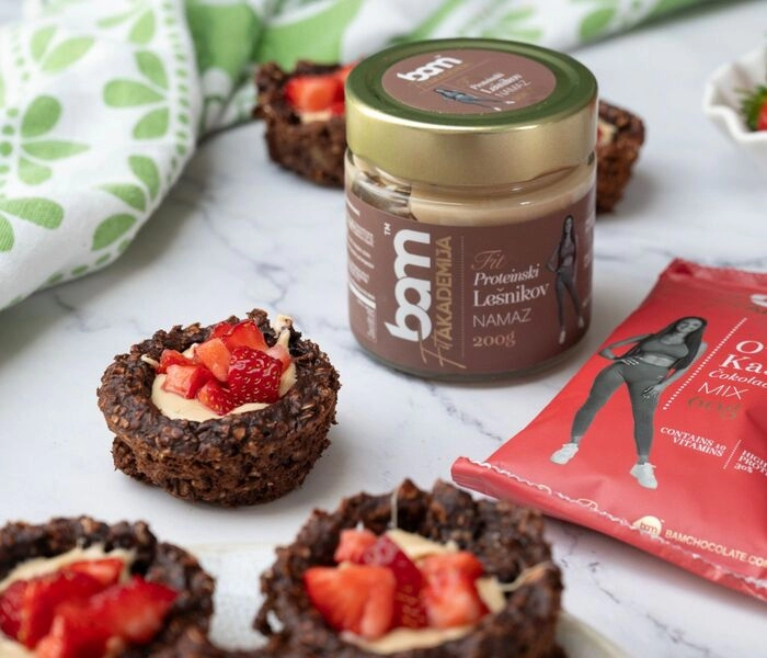 tortini davena con crema alla nocciola bam